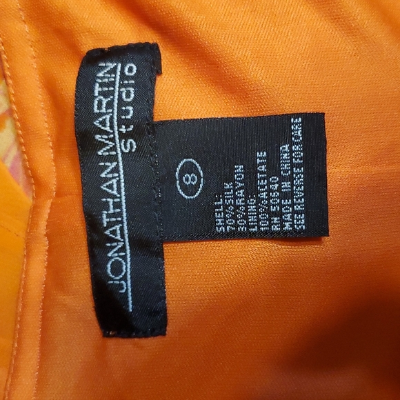 Silk Halter Dress; sz 8 - Picture 13 of 15